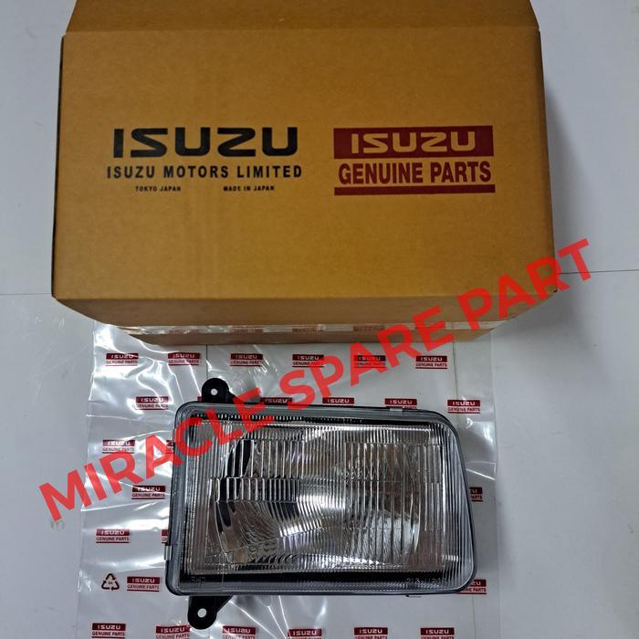 Lampu Besar Head Lamp Depan Isuzu Panther 2.5 Lama Kotak Pick Up - KIRI SPAREPARTS MOBIL