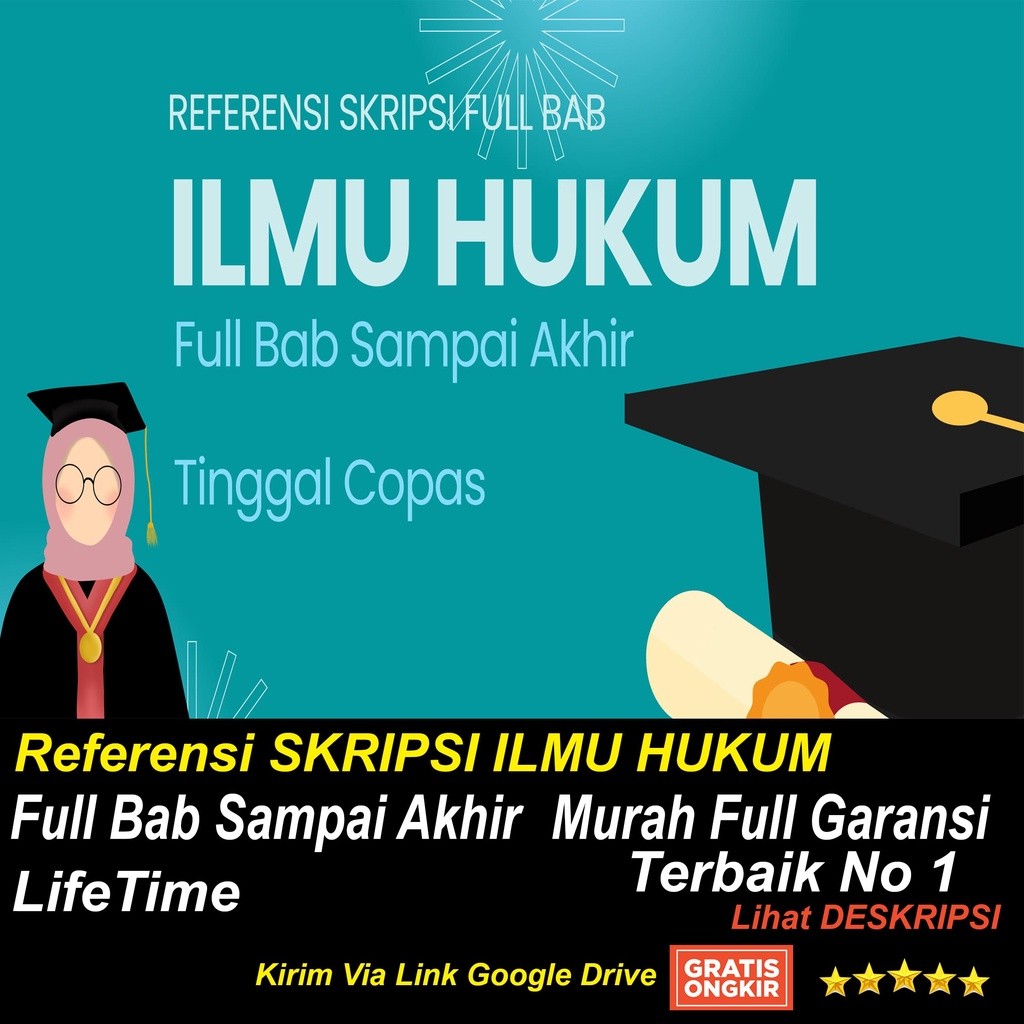 Referensi Skripsi Ilmu Hukum PLUS Link Download