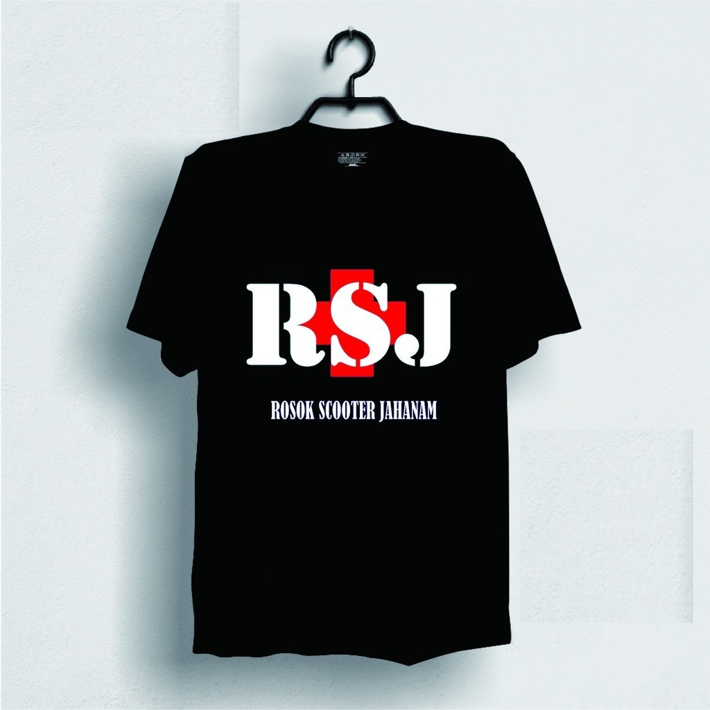 KAOS RSJ - KAOS VESPA COMUNITY - KAOS RSJ VESPA JAHANAM - KAOS SCOOTER - S-2XL 30s