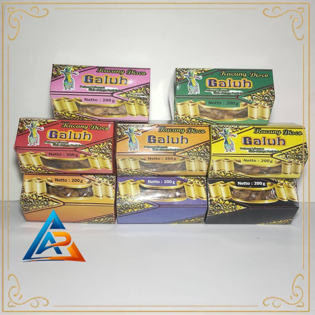 Kacang Goreng Tepung Galuh Box 200g Rasa Keju Mix Oleh Oleh Bali