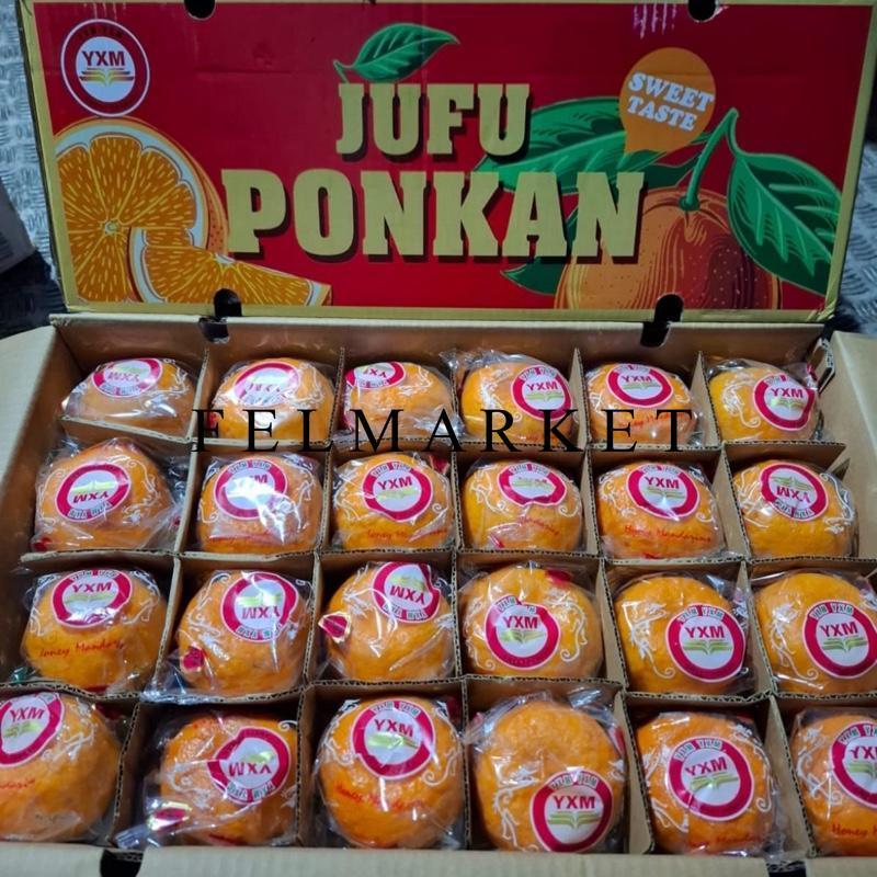 Jeruk Ponkam Jufu Fresh Import / Buah Jeruk Ponkam 15 Kg / Dus