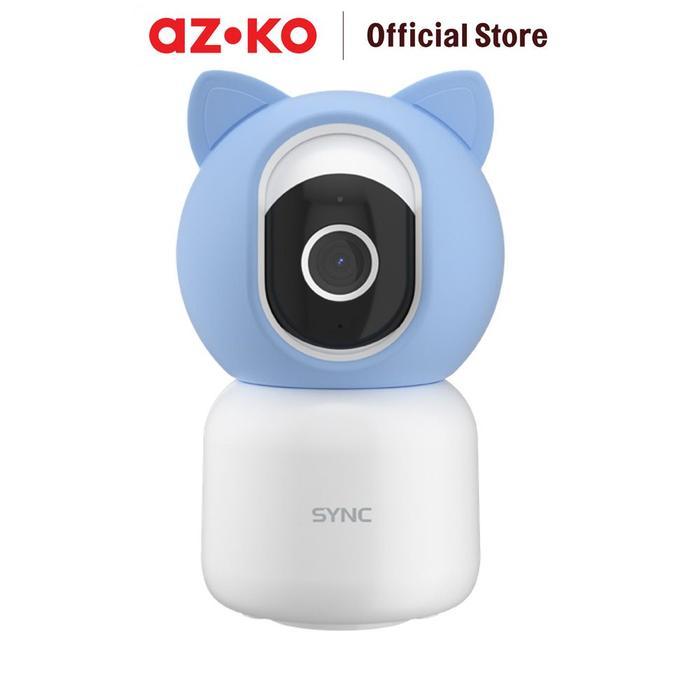 AZKO Krisbow Sync Smart Ip Camera Bayi Wifi 3Mp Wink 11T - Putih Baby Monitor Cam Cctv Camera Tanpa 