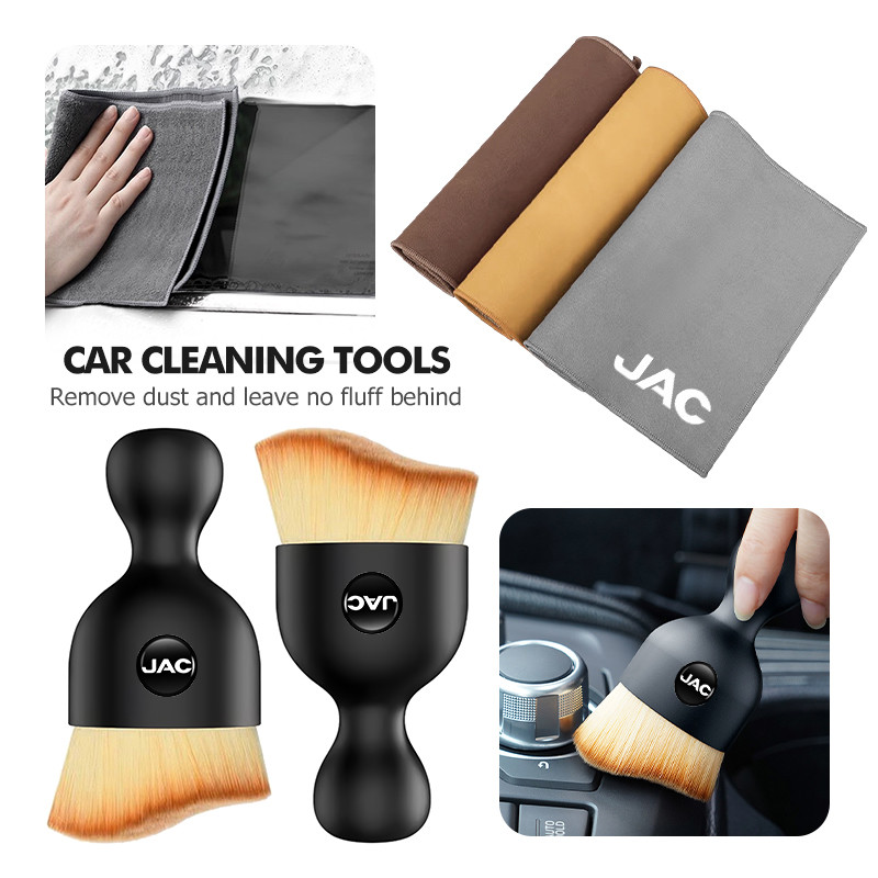 Car Cleaning Soft Brush Tool Dust Remover Suede Wash Towel For JAC Refine J3 J2 S5 A5 J5 J6 J4 T8 Va
