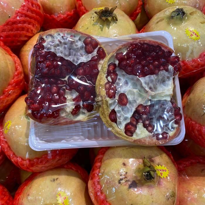 pomegranate super red | promo Buah delima jumbo fresh rrc 1 kg