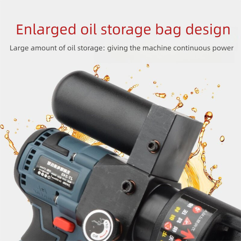 Hydraulic Crimping Tool Brushless Motor Rechargeable Hydraulic Crimping Pliers Copper Nose Terminal 