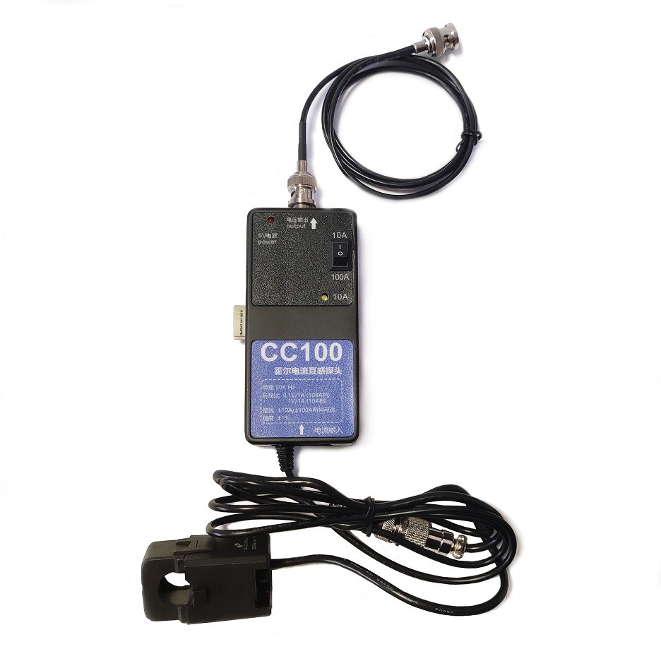 LOTO Oscilloscope Current Probe(Current Clamp), Model  CC100, DC~50KHz, Universally Compatible Oscil