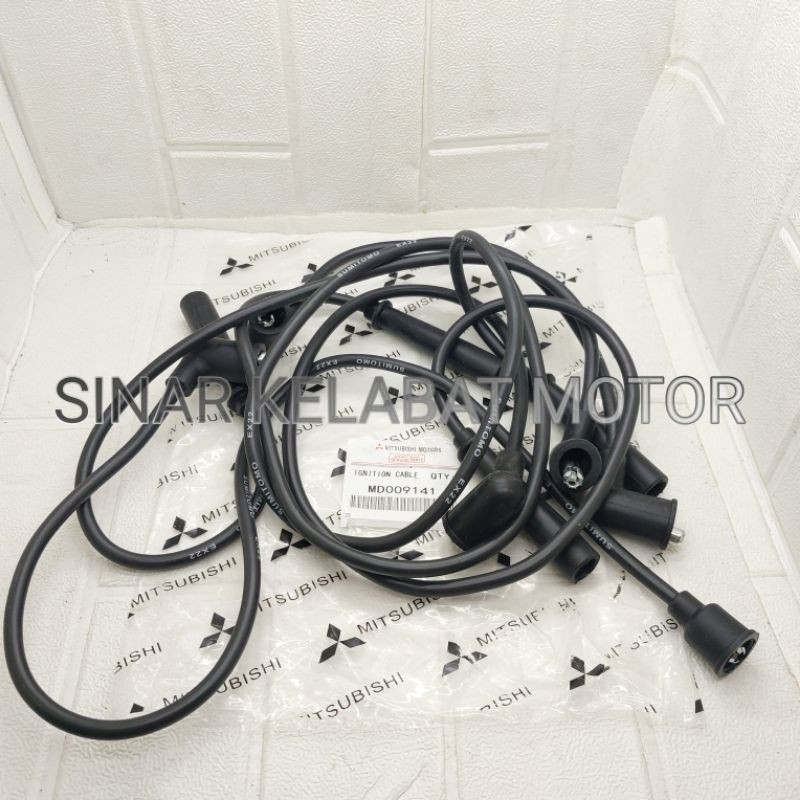 CABLE CORD SET KABEL BUSI MITSUBISHI L300 BENSIN KUDA BENSIN 1.6CC 1600CC ORIGINAL