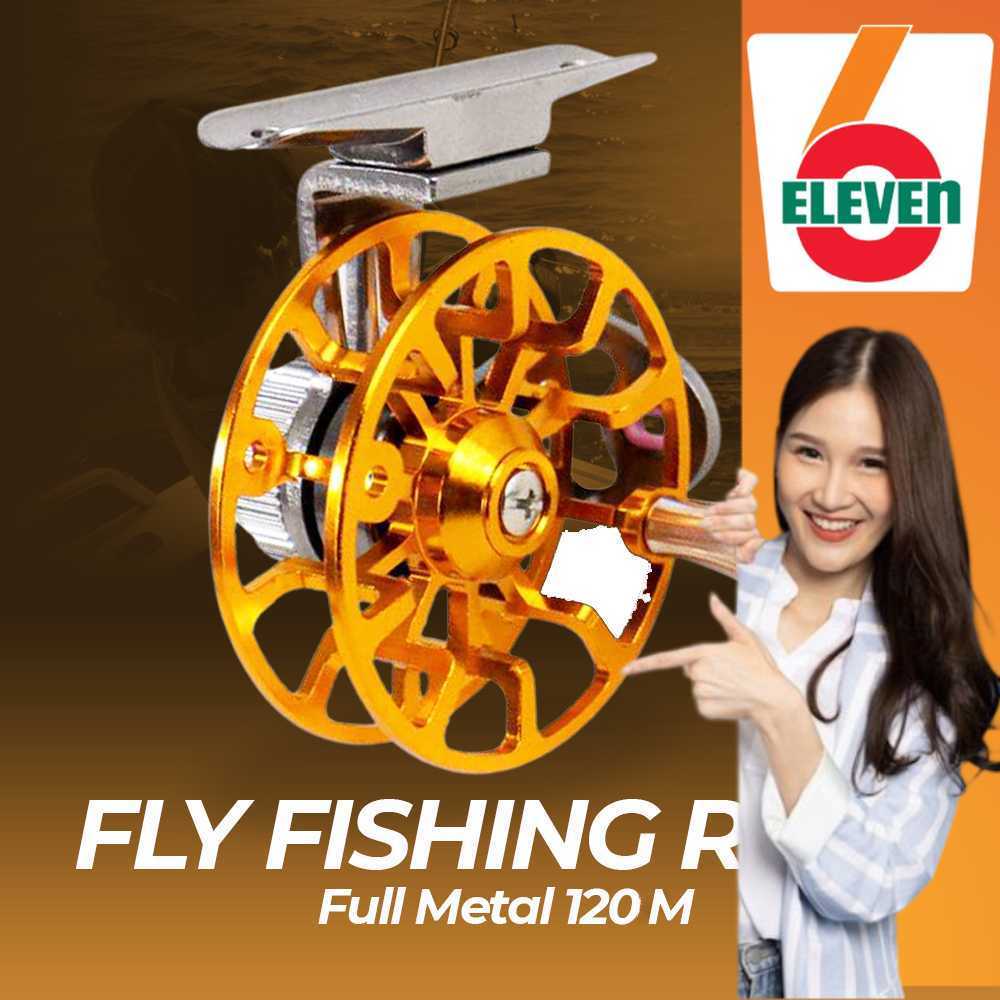 6ELEVEN - LEO Gulungan Reel Pancing Fly Fishing Full Metal 120M