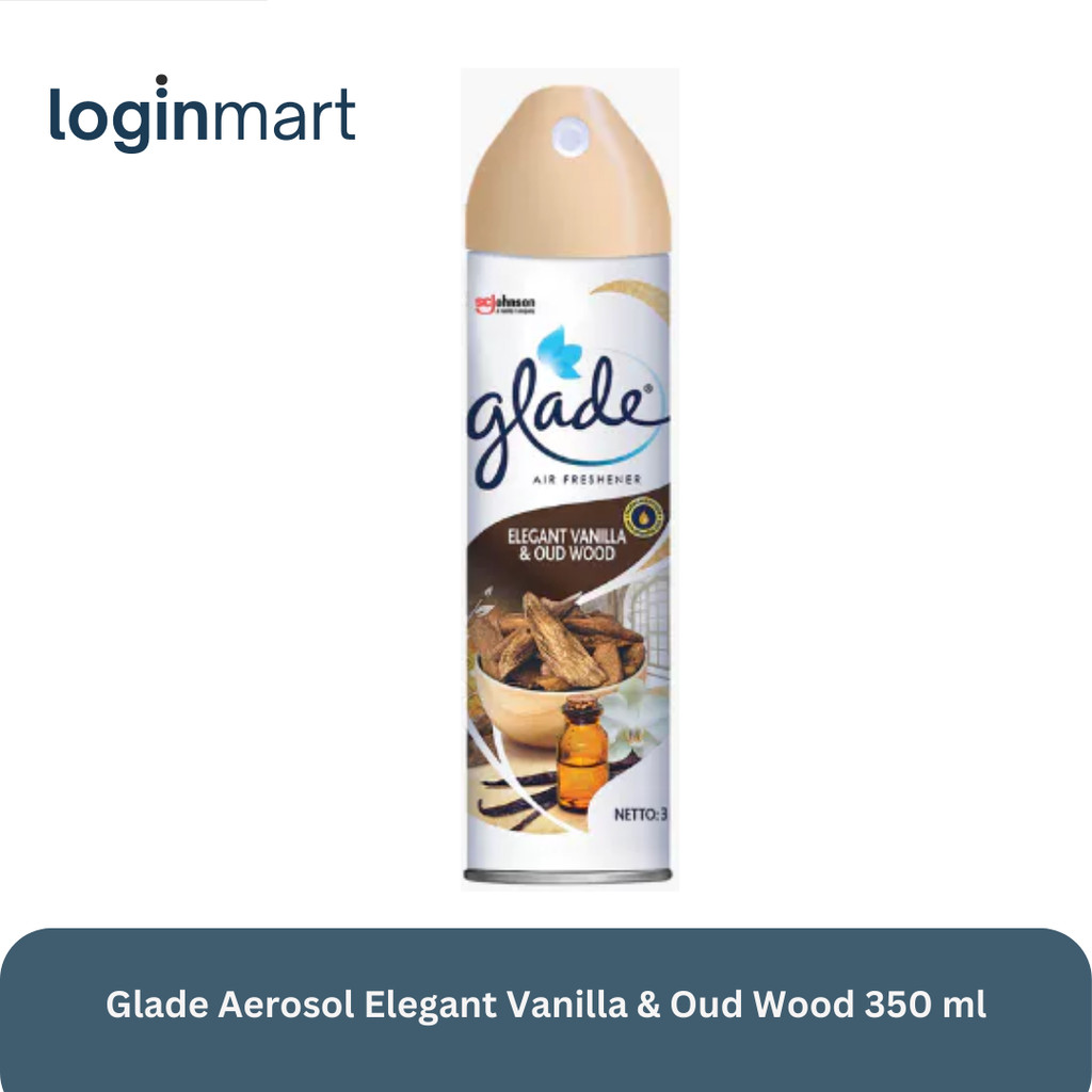 Glade Aerosol Elegant Vanilla & Oud Wood 350 ml