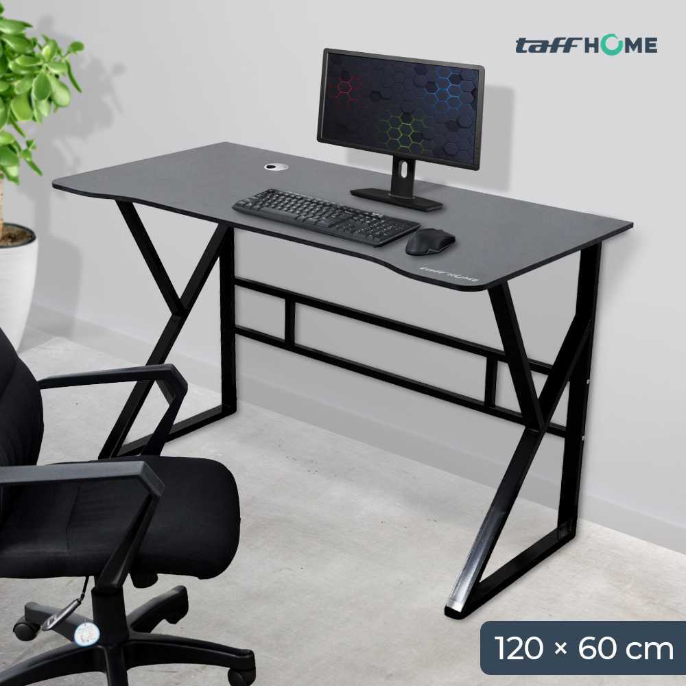 Meja Kerja / Meja Komputer Gaming Laptop PC Desk Frame Dengan Lubang Kabel
