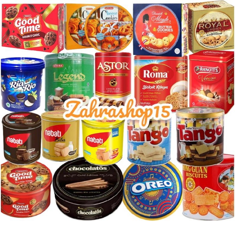 Tango biskuit kaleng 240g l Aneka Biskuit Kaleng