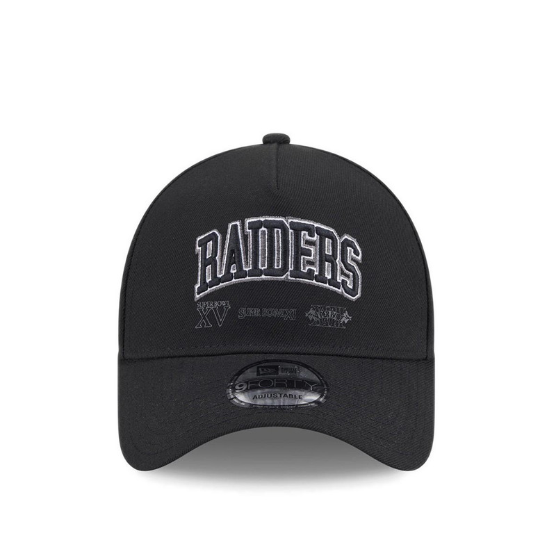 New Era 9FORTY A-Frame Raiders Wear Black Las Vegas Raiders Men's Caps - Black