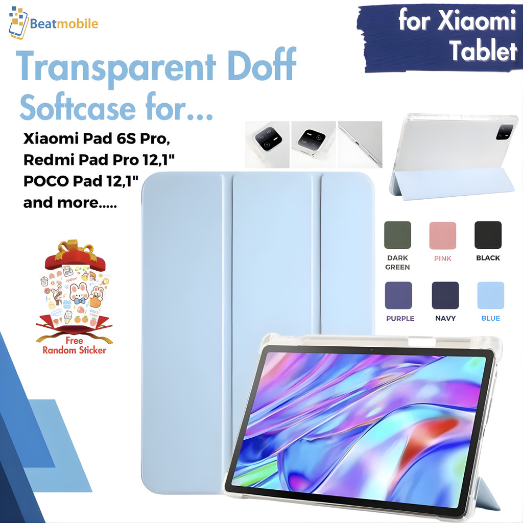 Casing Xiaomi Mi Pad 6/6s Pro 2024 Mi Pad 5/5 Pro 11" inch Redmi Pad SE 11" Redmi Pad 2 SE with Hold