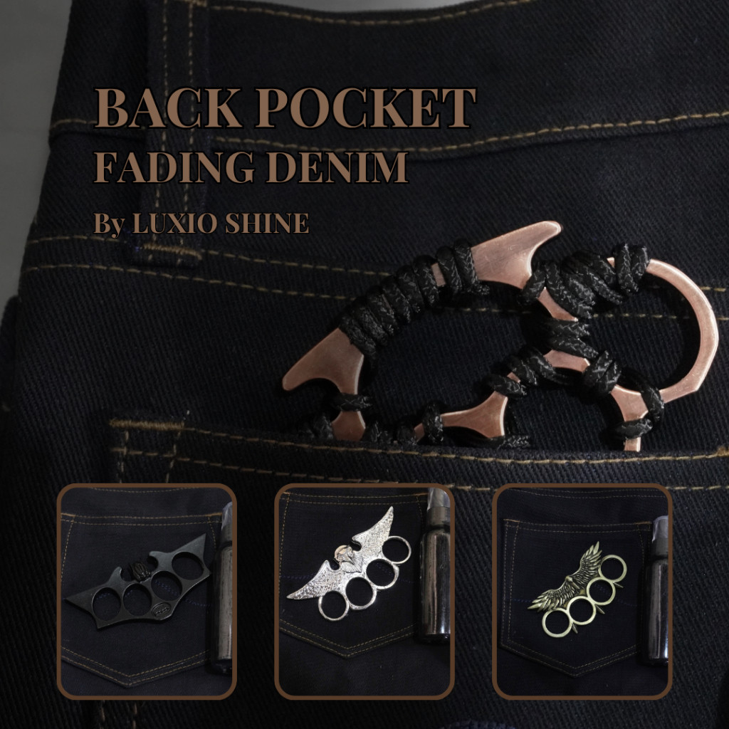 Back Pocket Denim Fade Style