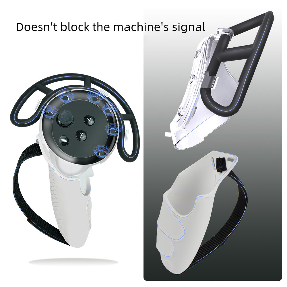 For Meta quest 3 Controller Bumper Sleeve Handle Bumper Ring For Meta quest 3