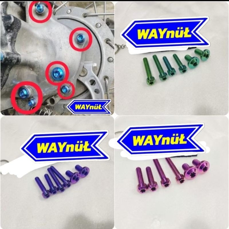 Baut Rengkes + Gardan Honda Beat Fi Esp Titanium