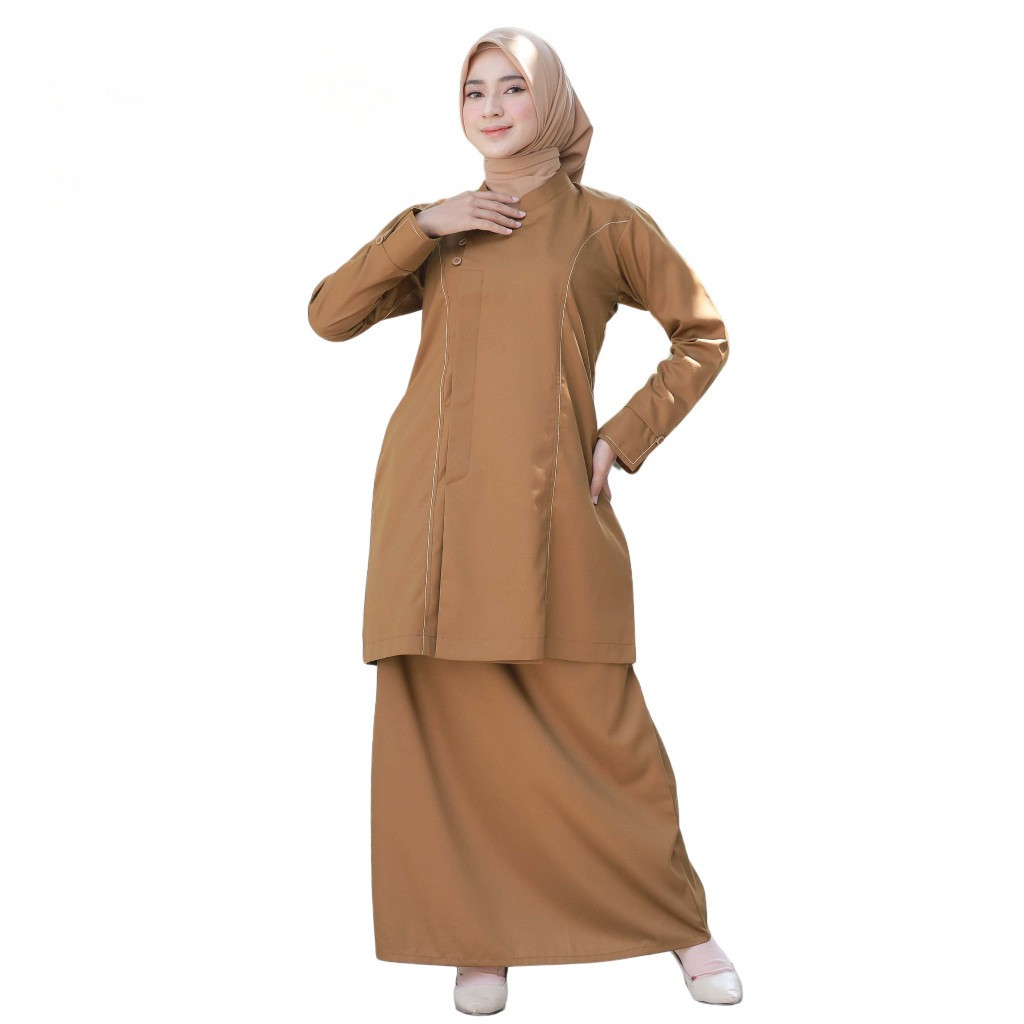 Seragam PEMDA  - Baju Khaki PNS Wanita Tunik Seragam Setelan Dinas PDH