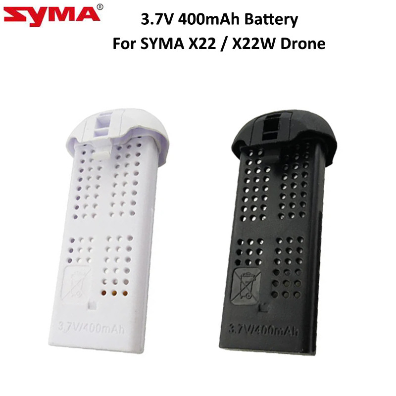SYMA X22 / X22W Drone Original Battery RC Quadcopter Spare Parts Accessories 3.7V 400mAh LiPo Batter