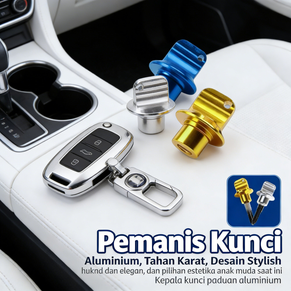 Pemanis Kunci Kontak Mobil Motor Kunci Kontak Universal Cover