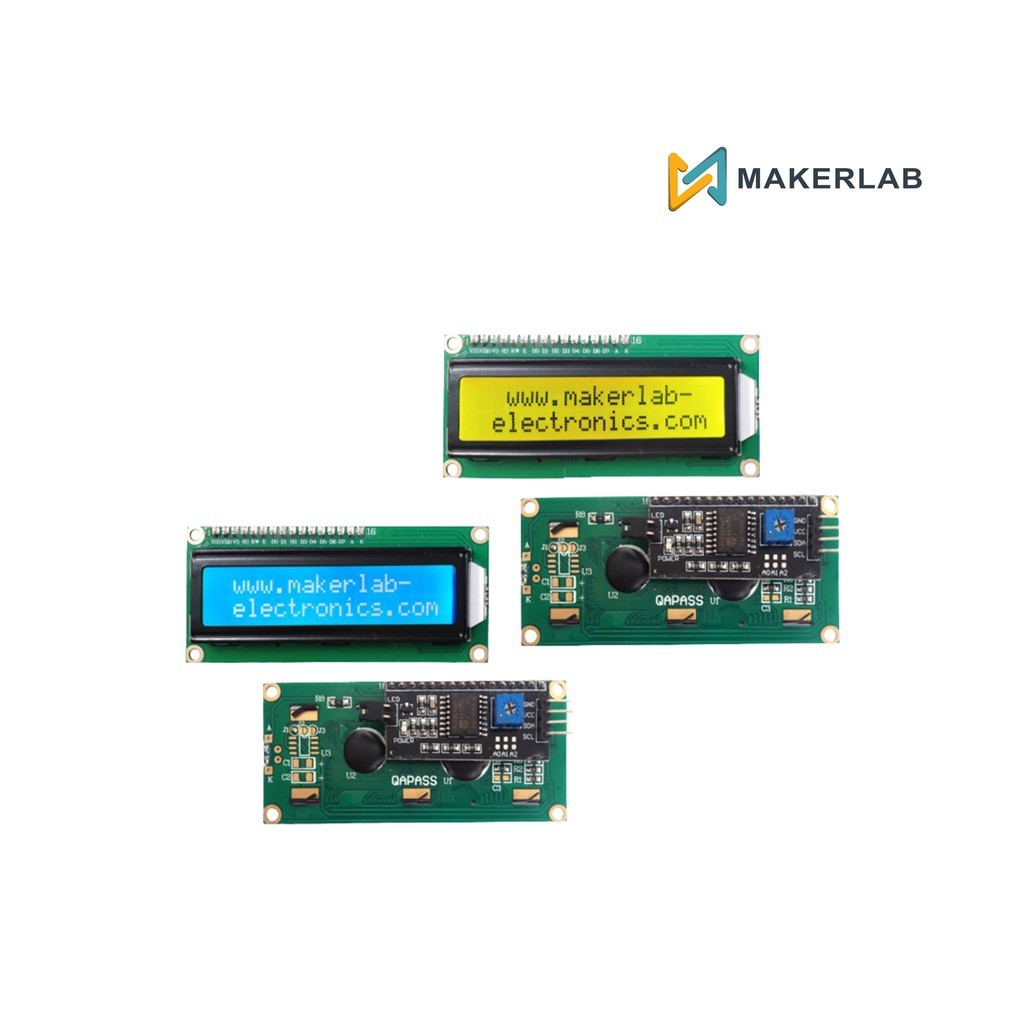 Modul Layar LCD Karakter 16x2 1602 HD44780 dengan I2C