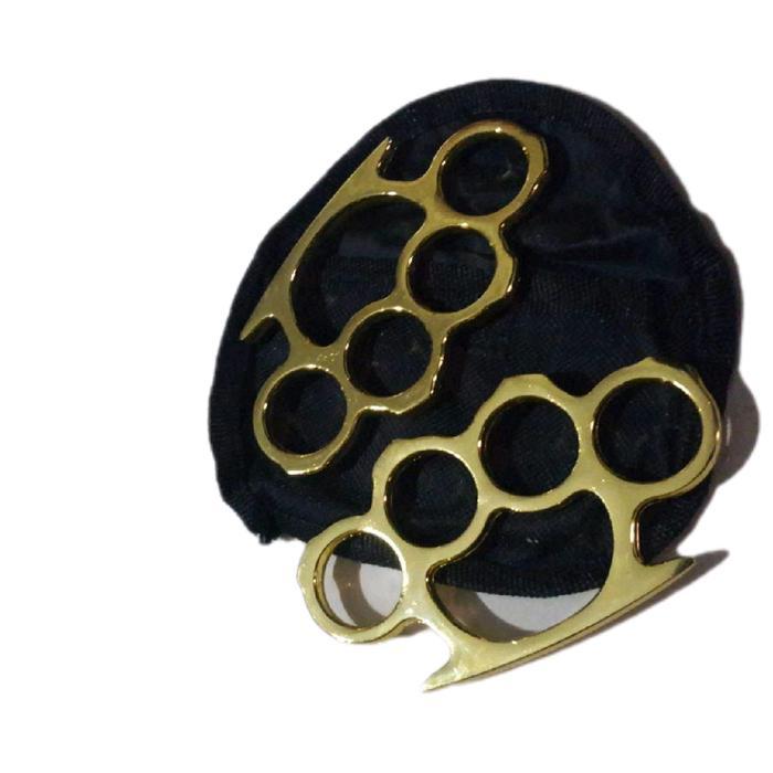 Perkakas Outdoor Multifungsi Sepasang Knuckle Chrome Bela Diri