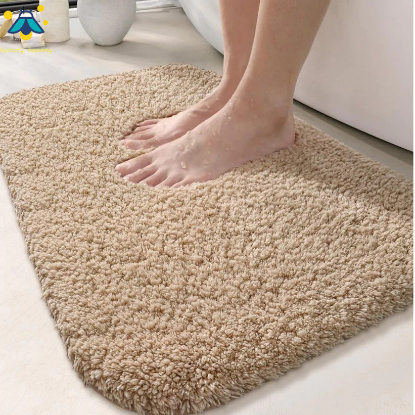 Keset Bulu Premium Tebal Empuk Anti Slip 40x60cm 50x80cm Keset Lantai Rumah Kamar Mandi Lembut Aman