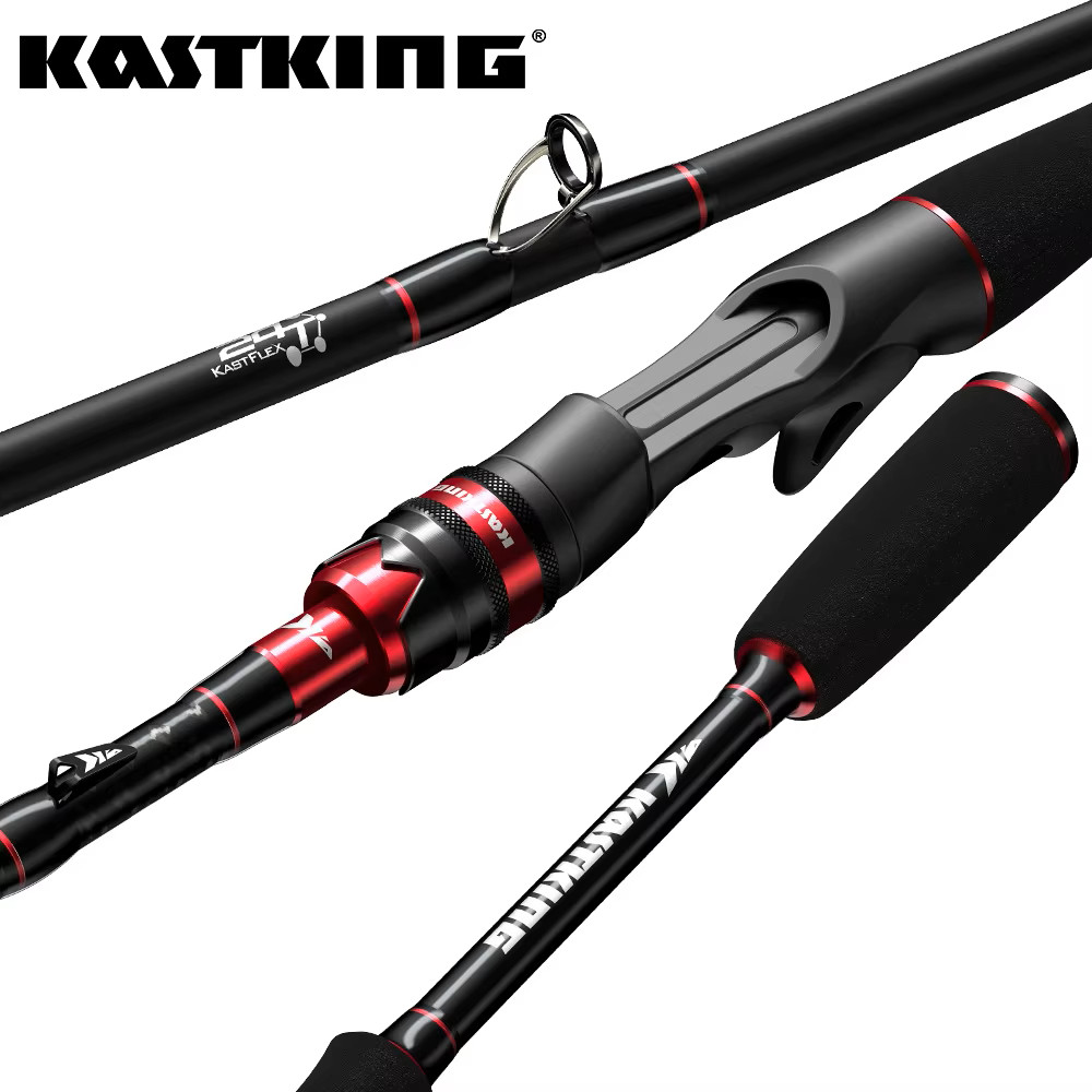 KastKing Max Steel Rod Carbon Spinning Casting Fishing Rod with 1.80m 2.13m 2.28m 2.4m Baitcasting R