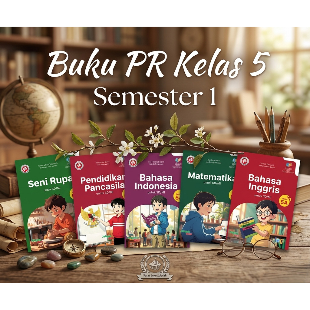 Buku Pr SD Kelas 5 Semester 1&2  Intan pariwara Tahun 2026