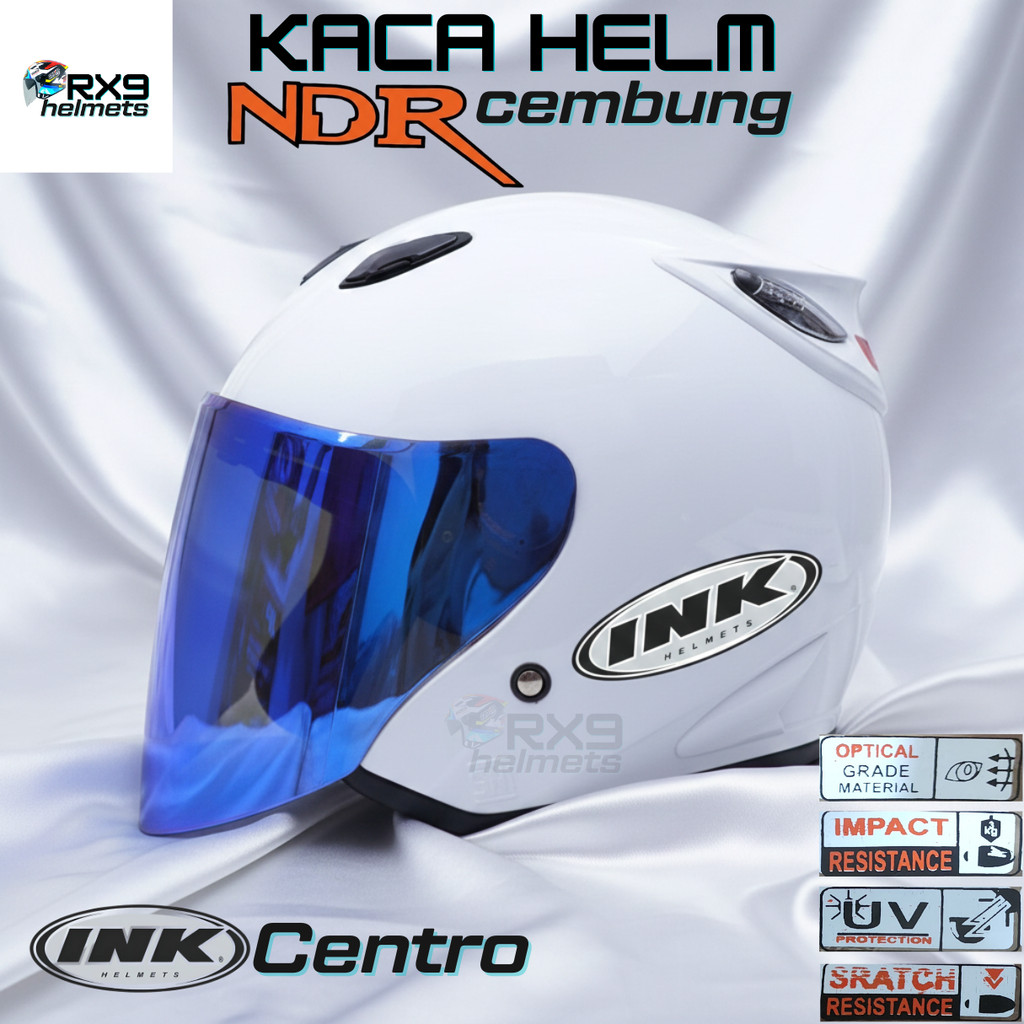 Kaca Helm INK CENTRO  Visor Helmet CEMBUNG venom open ink centro iridium murah