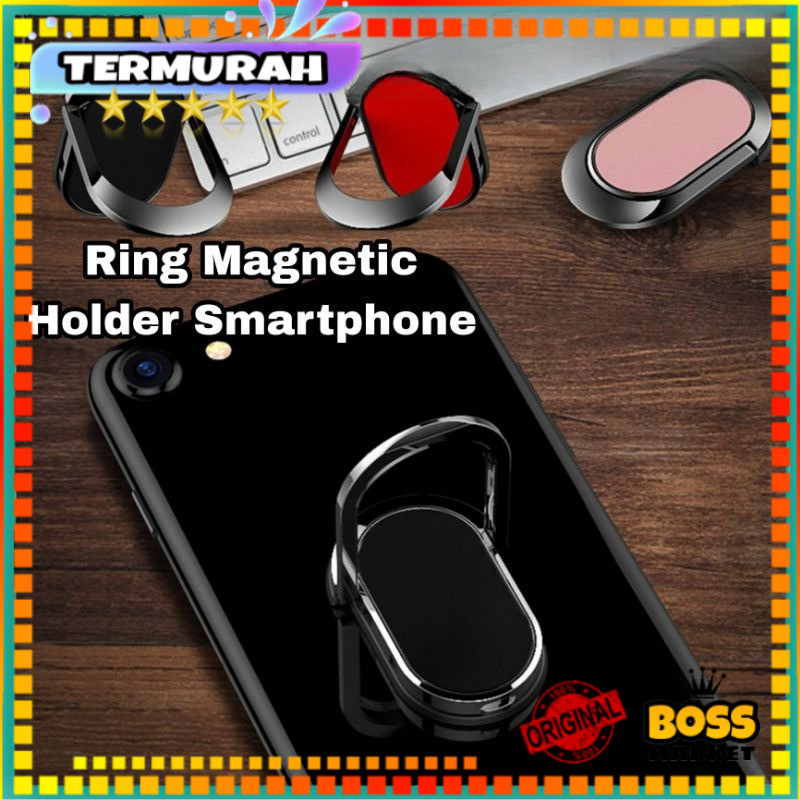 SPINNER IRING MAGNETIC SMARTPHONE HOLDER 360 DEGREE ROTARY