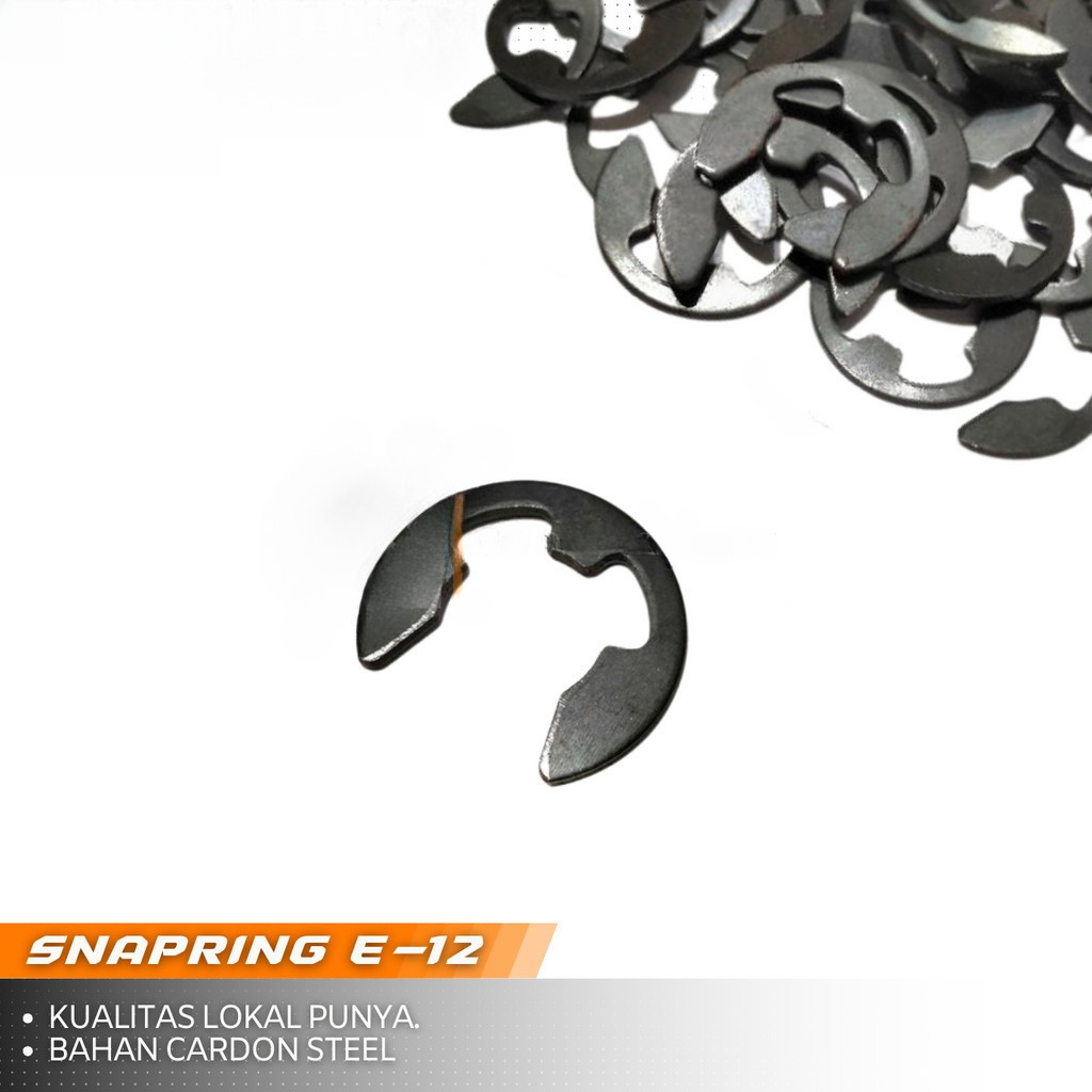 SNAPRING M12 TYPE E | RING E | SPI PEDAL ENGKOL RX KING | RING AS STANDAR TENGAH RXK