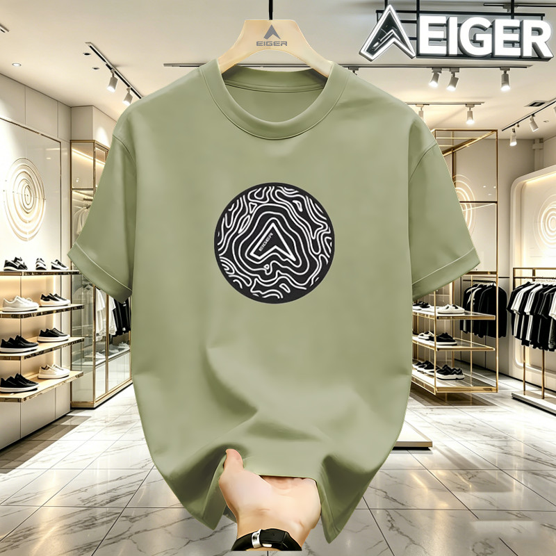 Kaos Eiger Polos Oversize 24S Unisex | Katun Premium Halus | Tidak Panas