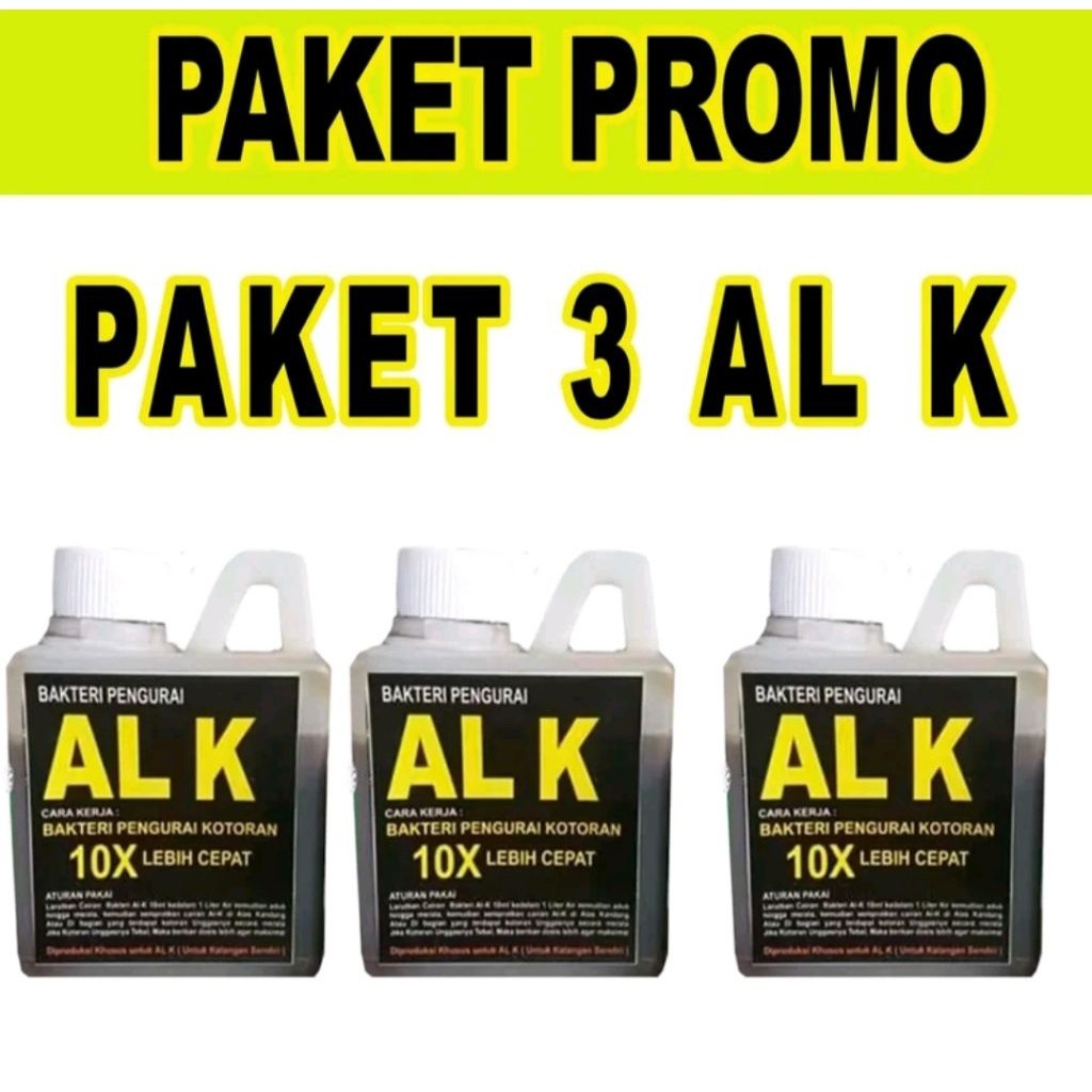 3 botol ALK cairan penghilang amoniak bau kandang