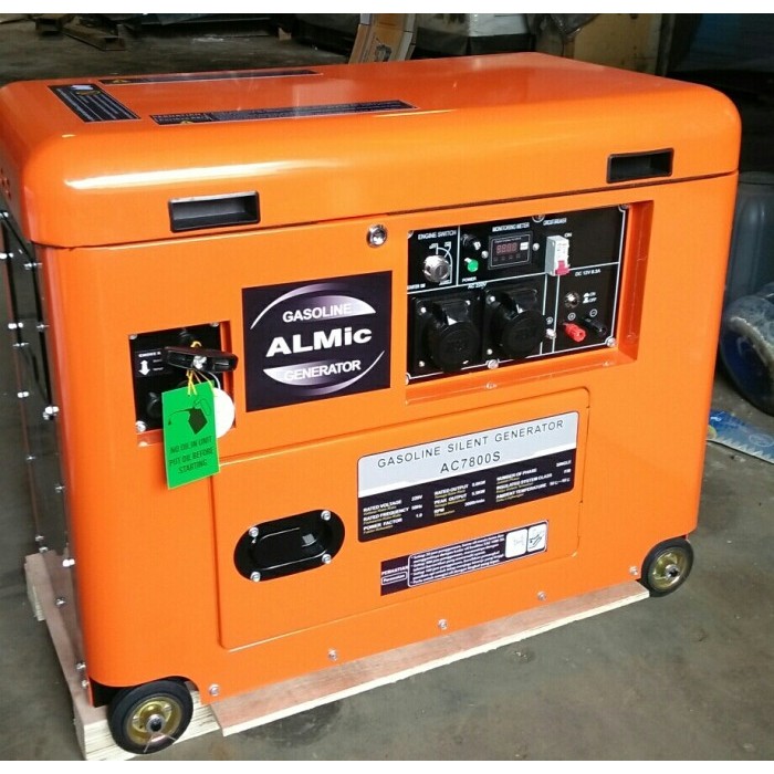 genset silent honda 6 kva 5000 watt 1 phase