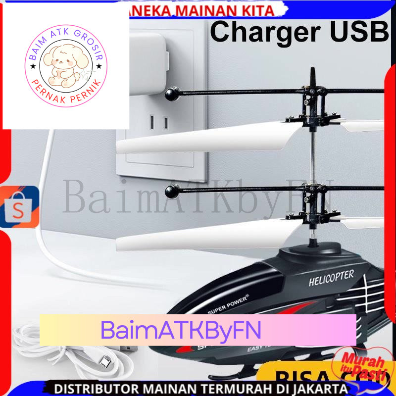 Mainan Helikopter Remote Control R/C Mainan Helikopter SNI Mainan Anak Helicopter Termurah New