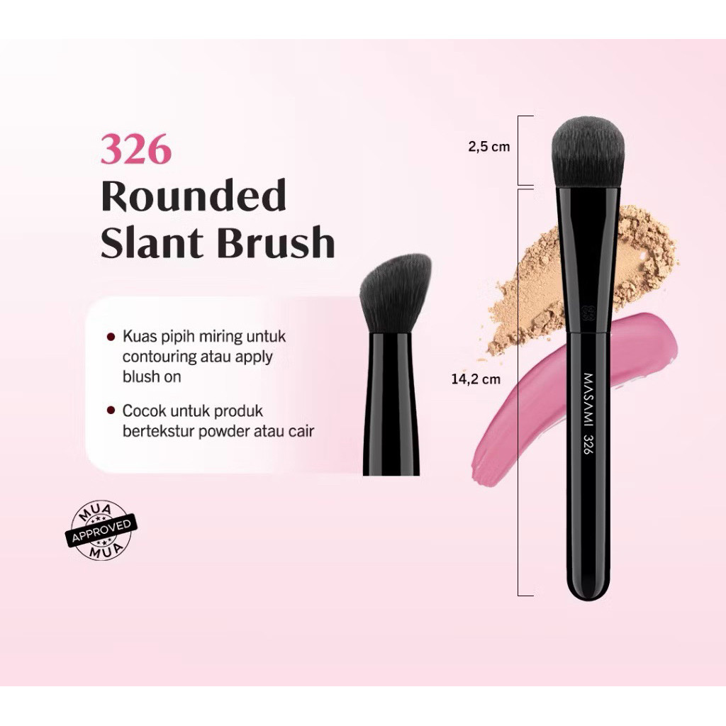 MASAMI ROUNDED SLANT BRUSH [326]