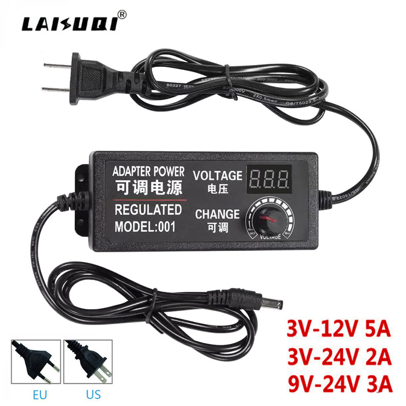 AC to DC 3V-12V 3V-24V 9V-24V adjustable adapter voltage Regulated power supply adaptor 3-12V 9-24V 