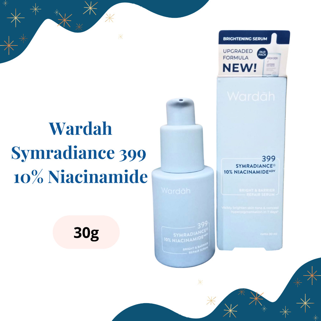 Wardah Symradiance 399 Niacinamide Bright and Barrier Repair Serum 30ml / Serum Wajah ORIGINAL PRODU