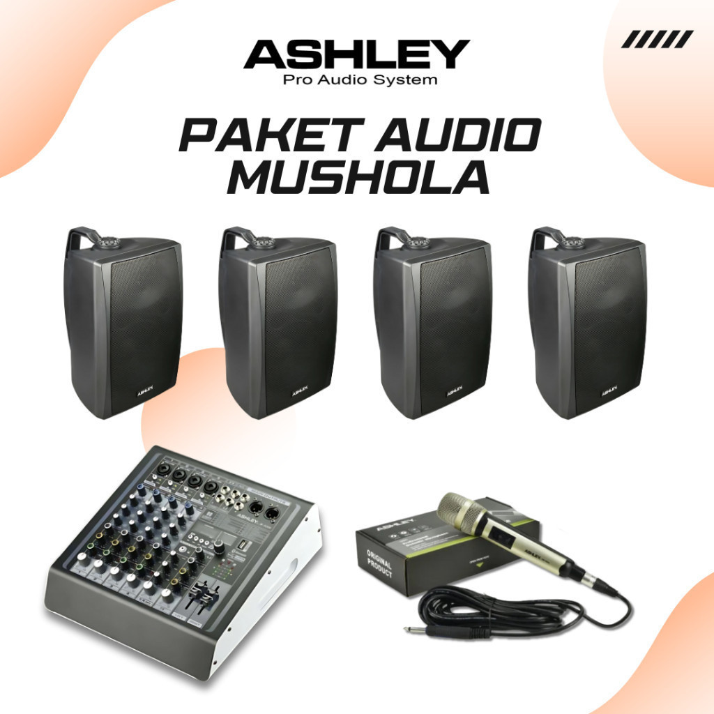 Paket Audio Indoor Mushola Free Mic Kabel Original