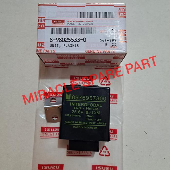 Flasher Sen Sein Flasher Unit Isuzu ELF GIGA NMR71 SPAREPART MOBIL