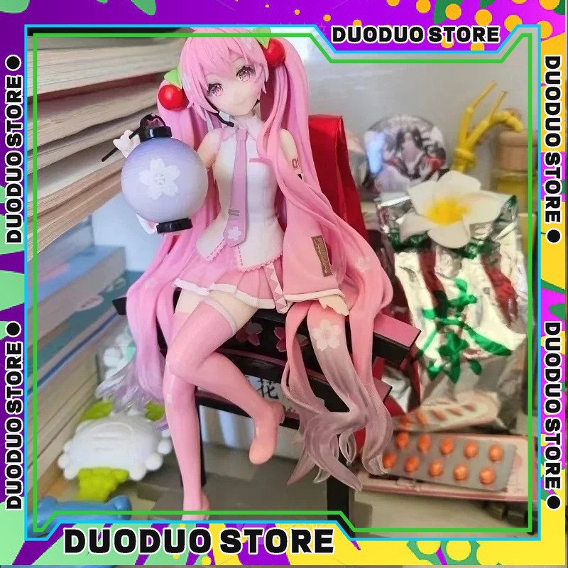 Original Taito Artist Master Piece AMP VOCALOID Sakura Miku Sakura Lantern PVC Action Figure Model D
