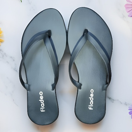Sandal Jepit Fladeo Wanita Hitam Terbaru/Sandal Wanita Jepit Fladeo Warna Hitam Sandal Teplek kode F