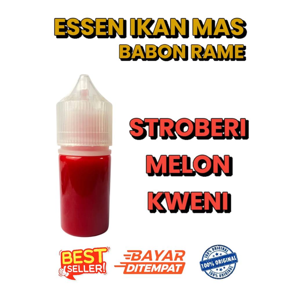 Essen Oplosan Ikan Mas Babon Rame Aroma Dominan Amis Wangi Stroberi Melon Kweni Paling Gacor Disegal
