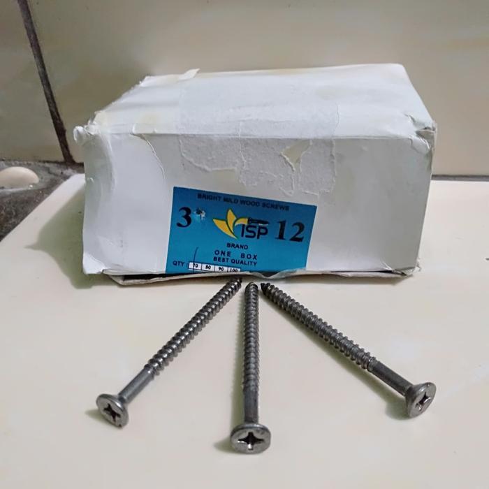 sekrup kayu skrup kembang 7 cm