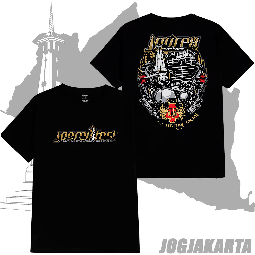 RRIDN - Kaos herex Jogjakarta Jogrex / Kaos cb gl megapro tiger c70 jhf jogrex 2023 / kaos herex fes