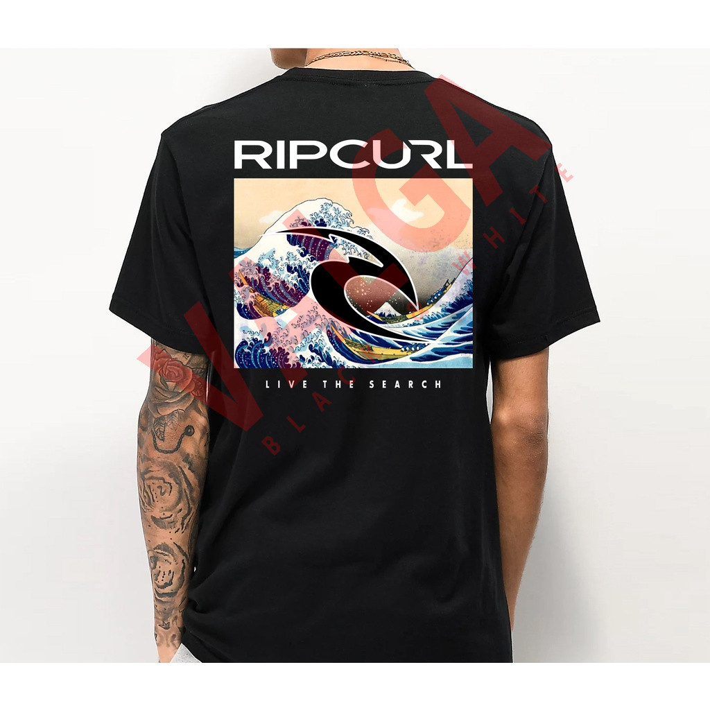 (COD) Kaos RIPCURL 100 % Catton Combed 24S Kualitas PREMIUM