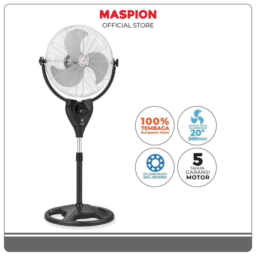 Kipas Maspion 20 INCH PW 507S  / Kipas maspion 20" turbo PW507S
