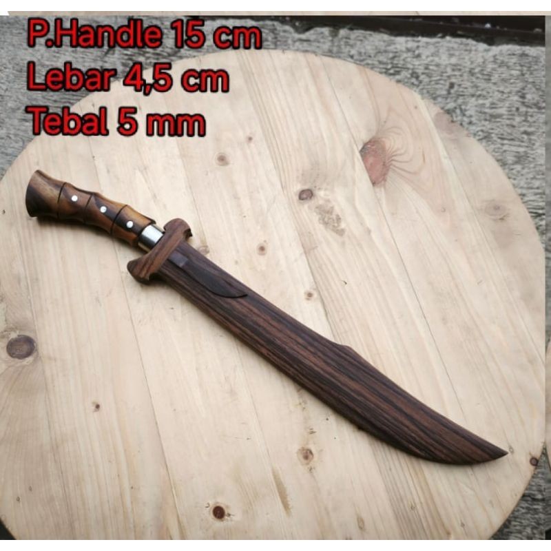 Hancracft Pemburu/Pisau Dapur/Alat Sembelih Hewan Qurban Baja HSS Anti Karat