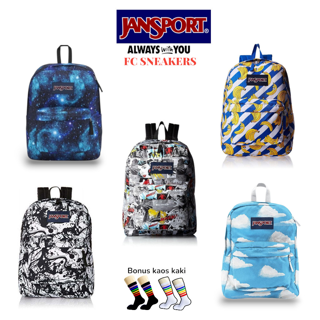 (READY) Tas Js Janport Large Backpack-Ransel Kuliah Kerja Sekolah Jansport Superbreak .