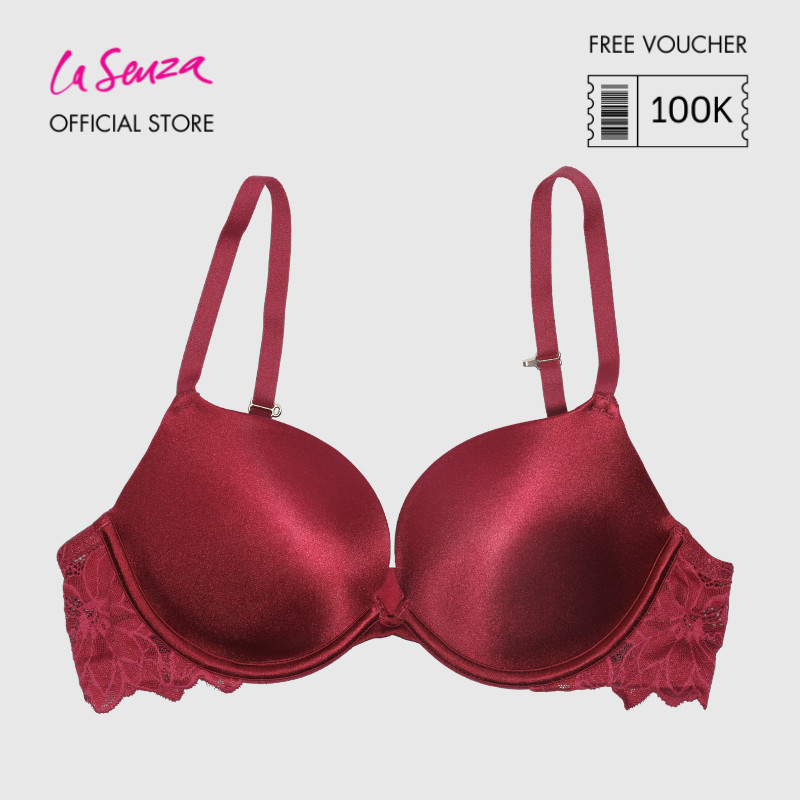 La Senza Beyond Sexy Push Up Bra Warna Beaujolais 60266320-JDWO